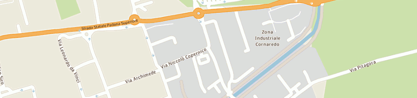 Mappa della impresa tech impianti srl a CORNAREDO