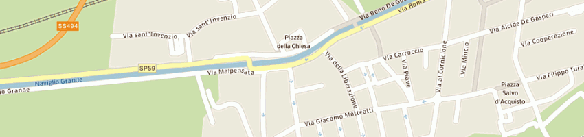 Mappa della impresa pugno davide a GAGGIANO