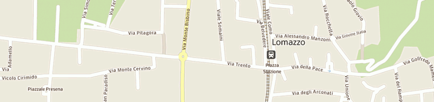 Mappa della impresa poste italiane spa a LOMAZZO