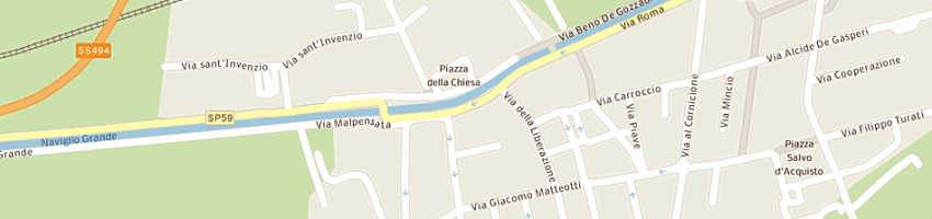 Mappa della impresa servigocase gaggiano srl a GAGGIANO