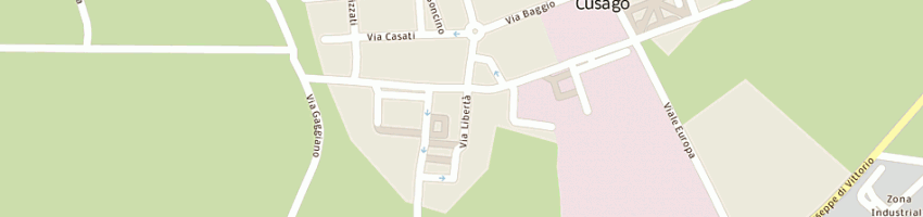 Mappa della impresa servizi immobiliari - milano visconti sas di elena bertorelli e c a CUSAGO
