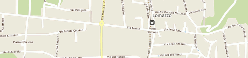Mappa della impresa sonvico danilo a LOMAZZO