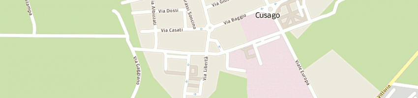 Mappa della impresa quisini rosanna a CUSAGO