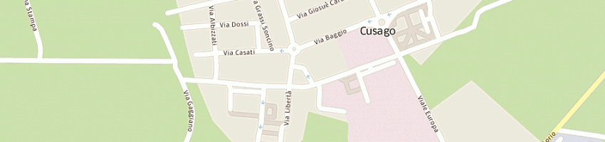 Mappa della impresa comune di cusago a CUSAGO