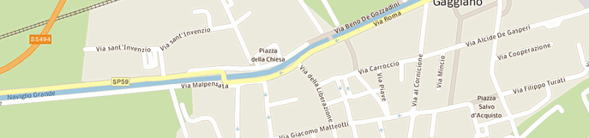 Mappa della impresa copisteria emmebi snc di nuzzi ivan e c a GAGGIANO