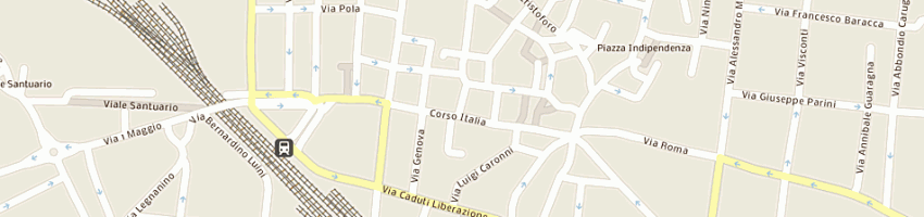 Mappa della impresa san paolo imi spa a SARONNO