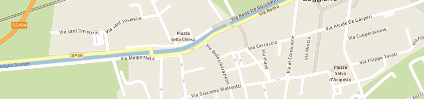 Mappa della impresa la luce nei capelli a GAGGIANO