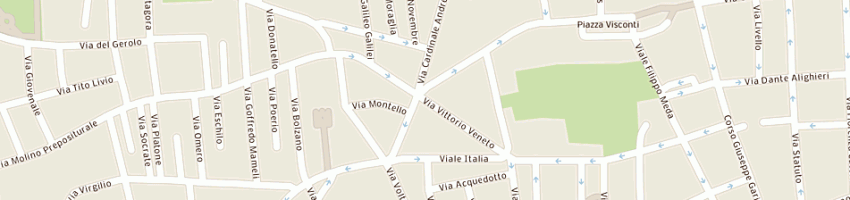 Mappa della impresa bianco flaviano e c sas a RHO