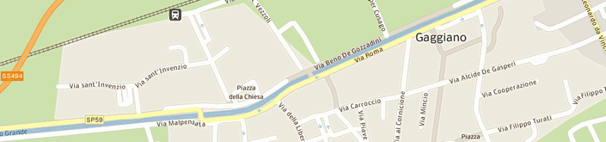 Mappa della impresa castelli andrea a GAGGIANO