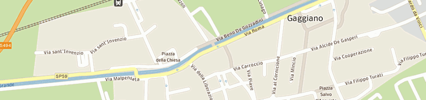 Mappa della impresa migliavacca maria cristina a GAGGIANO