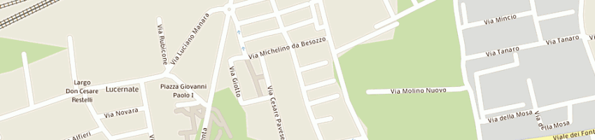 Mappa della impresa condominio ai fontanili a RHO
