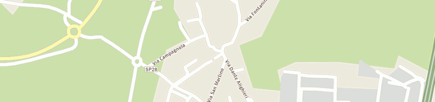 Mappa della impresa osteria del pettirosso di santinato rossano a LUISAGO