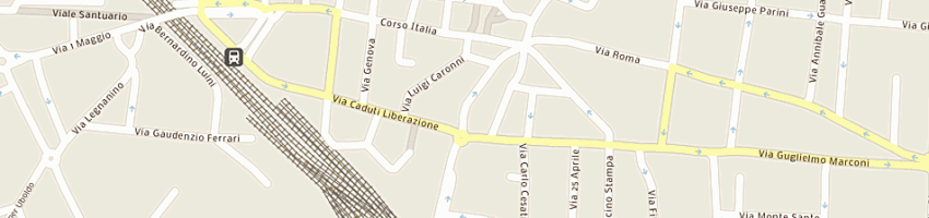 Mappa della impresa borsani paolo a SARONNO