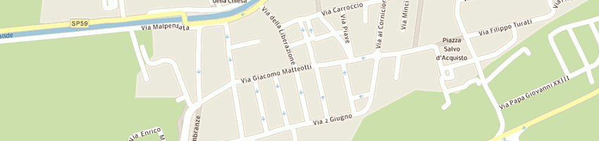 Mappa della impresa bovati arcangelo a GAGGIANO