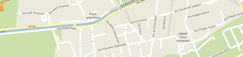 Mappa della impresa bussi maria cristina a GAGGIANO