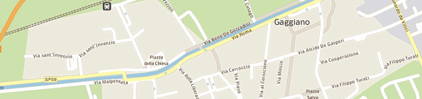 Mappa della impresa cicogna roberto a GAGGIANO