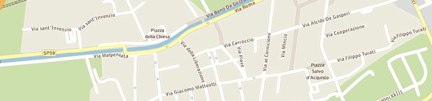 Mappa della impresa bertaggia sas di bertaggia giuseppe e c a GAGGIANO