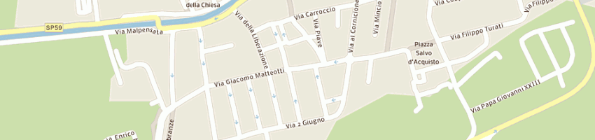 Mappa della impresa landriani srl a GAGGIANO