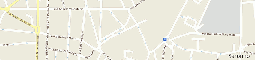 Mappa della impresa working 2000 sas di f gisotti e c a SARONNO
