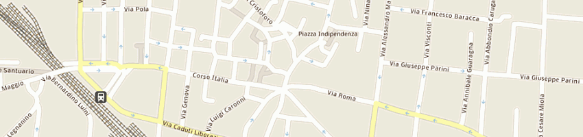 Mappa della impresa brughera roberto carlo e c sas a SARONNO
