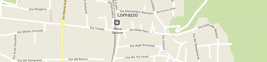 Mappa della impresa centro bellezza maria luisa srl a LOMAZZO