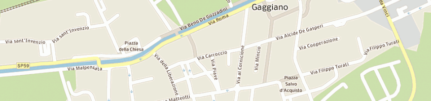 Mappa della impresa cooperativa novella 73 a GAGGIANO