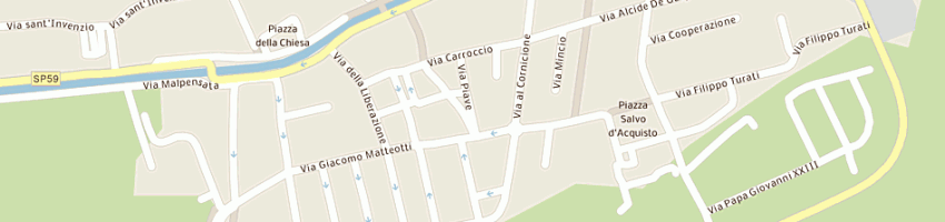 Mappa della impresa calori giorgio maria a MILANO