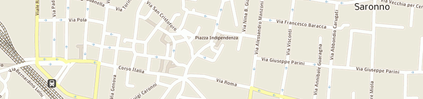 Mappa della impresa seven services di sala paolo e c sas a SARONNO