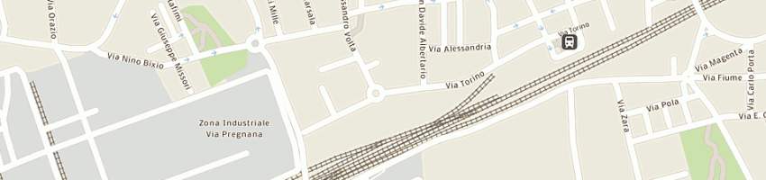 Mappa della impresa tintoria enza di frisiello vincenzina a RHO
