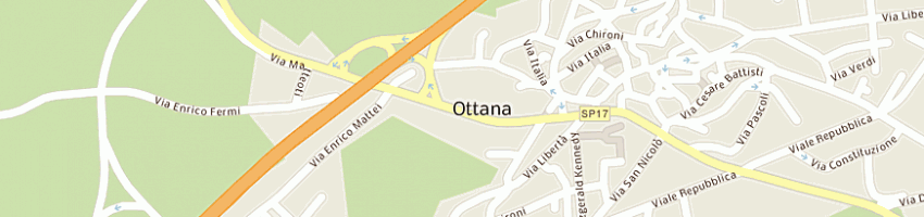 Mappa della impresa societa barcarni snc a OTTANA