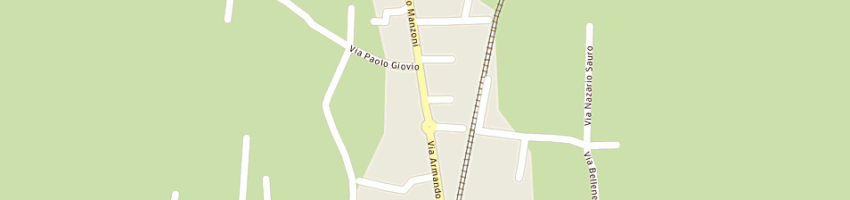 Mappa della impresa screminmonti gianpaola a CADORAGO
