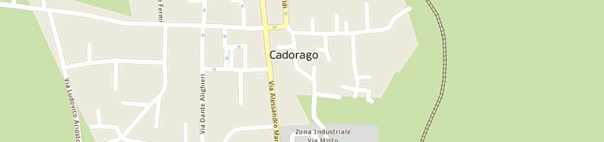 Mappa della impresa clertex (srl) a CADORAGO