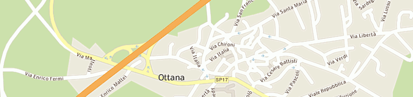 Mappa della impresa bar caffe denti virginio a OTTANA