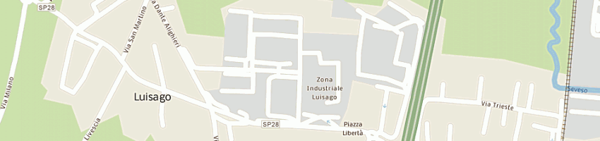 Mappa della impresa interfil srl a LUISAGO