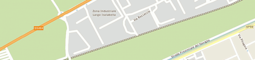 Mappa della impresa pad industriale e commerciale spa a TREZZANO SUL NAVIGLIO