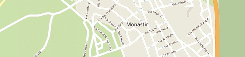 Mappa della impresa cabras antonio a MONASTIR