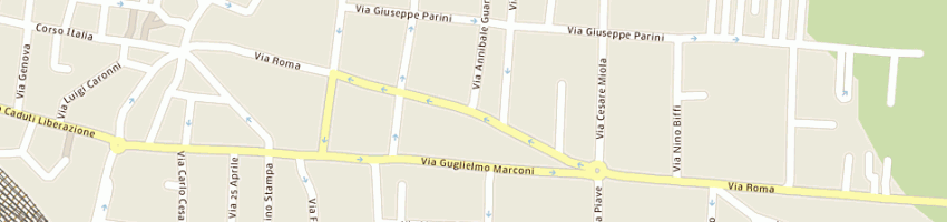 Mappa della impresa vuesse sport di vaghi e a SARONNO