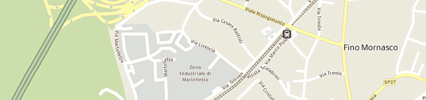Mappa della impresa fortex (srl) a FINO MORNASCO