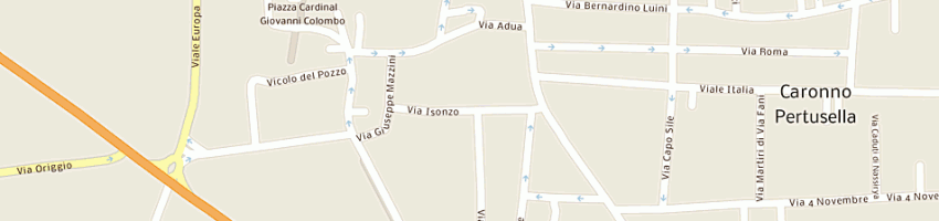 Mappa della impresa restelli vetri srl a CARONNO PERTUSELLA
