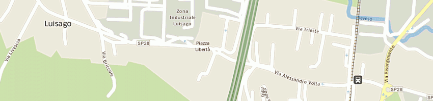 Mappa della impresa comune di luisago a LUISAGO