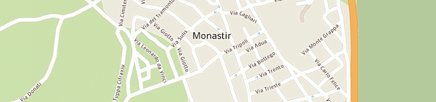 Mappa della impresa aresu luciano a MONASTIR