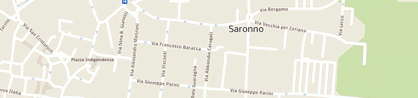 Mappa della impresa fotocomposizione edizioni urban a SARONNO