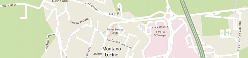 Mappa della impresa incerrano sergio a MONTANO LUCINO