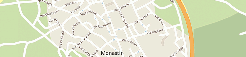 Mappa della impresa usai mario enrico a MONASTIR