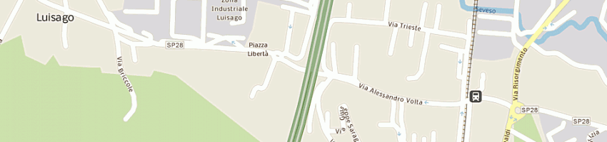 Mappa della impresa guzzetti michele a LUISAGO