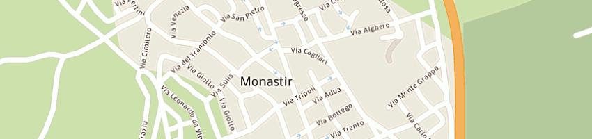Mappa della impresa murgioni gianfranco a MONASTIR