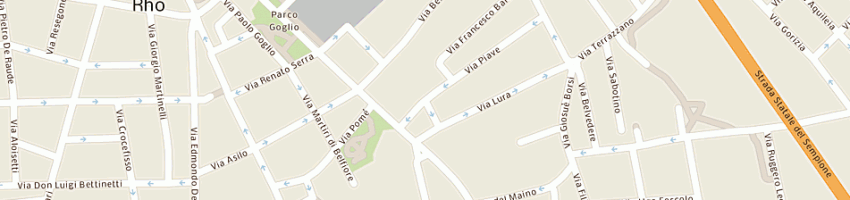 Mappa della impresa raschi roberto a RHO