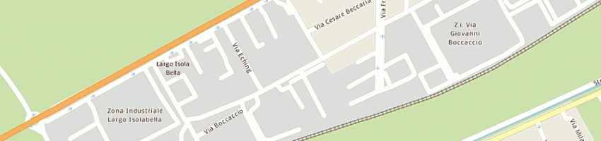 Mappa della impresa impul srl impresa pulizie lombarda a TREZZANO SUL NAVIGLIO