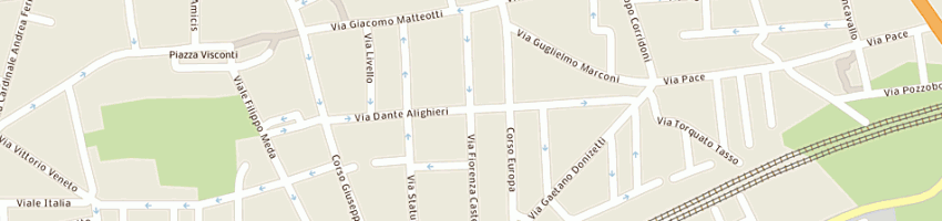 Mappa della impresa kristall b di puccia modica giovanna e c sas a RHO