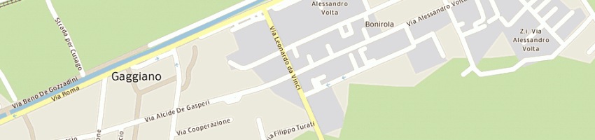 Mappa della impresa bcb hi - tech srl a GAGGIANO
